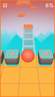 Scrolling Ball in Sky: casual rolling game screenshot