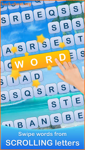 Scrolling Words-Find Words from Scrolling Letters screenshot