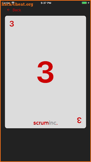 Scrum Planning Poker - Scrum Inc screenshot