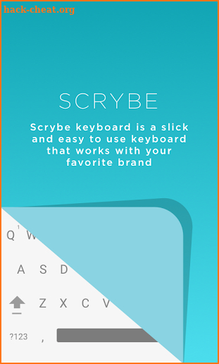 Scrybe Keyboard screenshot
