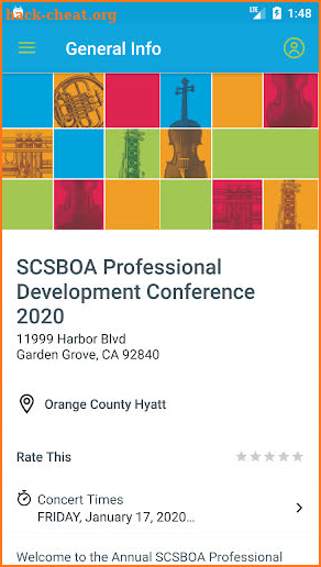 SCSBOA 2020 Conference screenshot
