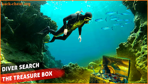 Scuba Diver Swimming Treasure screenshot