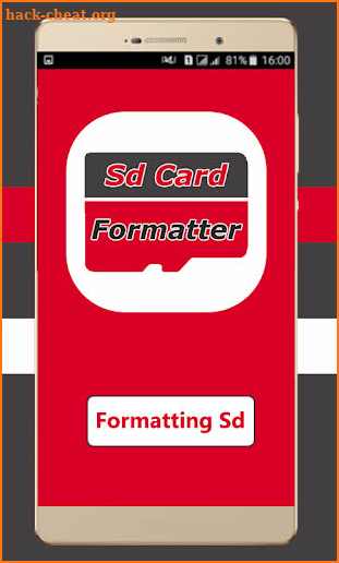 SD card data Formatter - formatting sd data screenshot