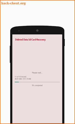 Sd card data Recovery screenshot