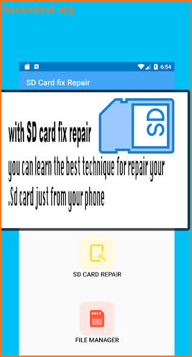 SD Card fix repair screenshot
