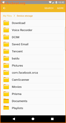 SD Card manager screenshot