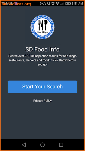 SD Food Info screenshot