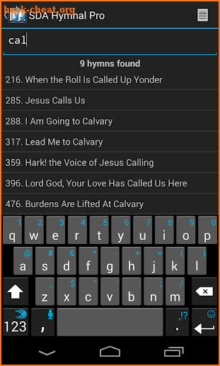 SDA Hymnal Pro screenshot