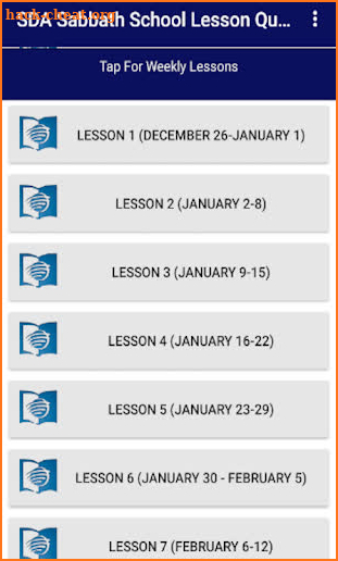 SDA Sabbath School Lesson - 2021 Quarter One screenshot