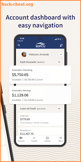 SDFCU Digital Banking screenshot