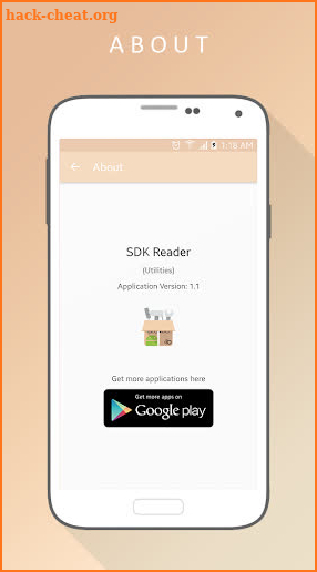 SDK Reader screenshot