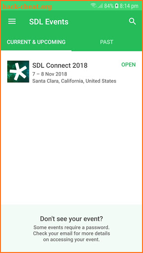 SDL Events screenshot