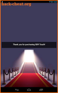 SDR Touch Key screenshot