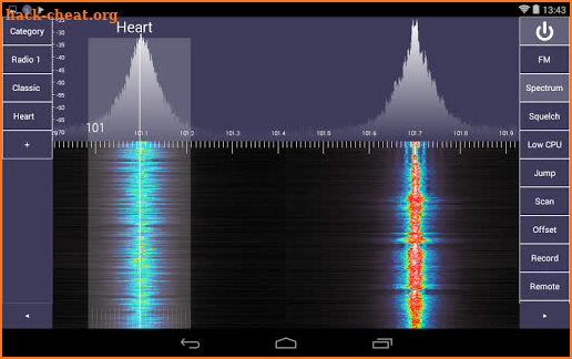 SDR Touch - Live radio via USB screenshot