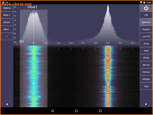 SDR Touch - Live radio via USB screenshot