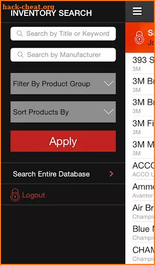 SDS BinderWorks Mobile screenshot