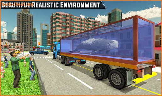 Sea Animal Transport Truck Simulator screenshot