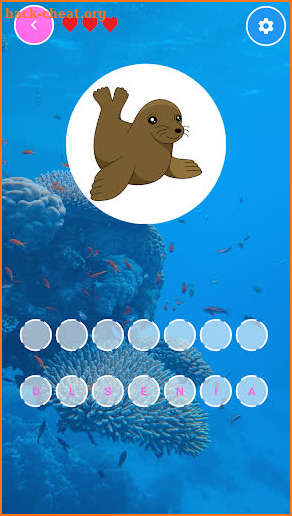 Sea Animals Letter screenshot