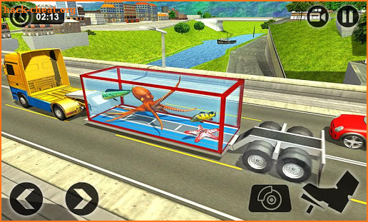Sea Animals Transporter Truck Driving Game 2019 screenshot