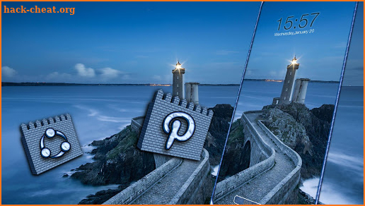 Sea Lighthouse Launcher Theme screenshot