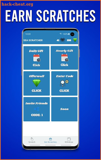 Sea Scratcher - Scratching App screenshot