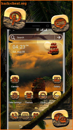 Sea Sunset Launcher Theme screenshot