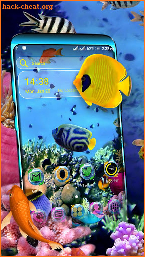Sea World Launcher Theme screenshot