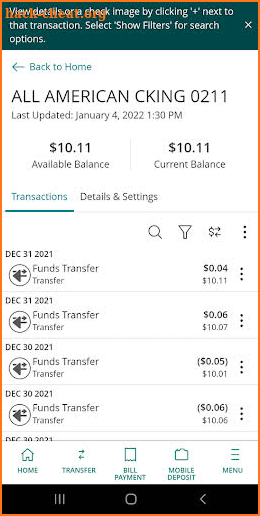 Seacoast Mobile Banking screenshot