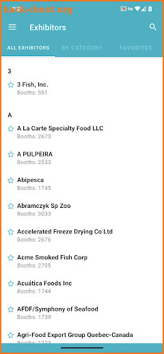 Seafood Expo North America screenshot