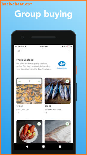 Seafood Online screenshot