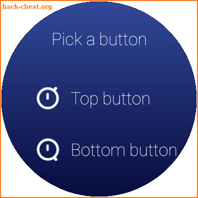 Search button for Wear OS (e.g. ZenWatch 3) screenshot