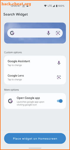 Search Widget (Material You) screenshot