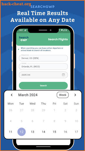 SearchGWP Go Wild Pass Flights screenshot