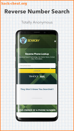 Searchy - Reverse Phone Lookup - Number Search App screenshot