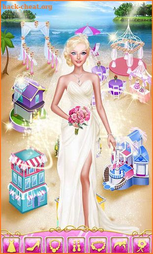 Seaside Wedding Salon Girl SPA screenshot