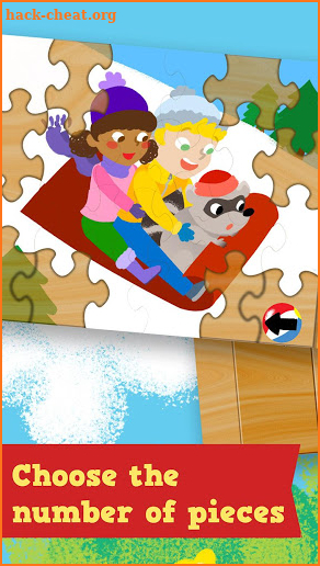Season Puzzles for Kids - Gold screenshot
