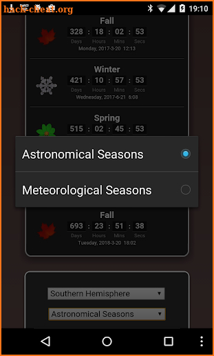 Seasons screenshot