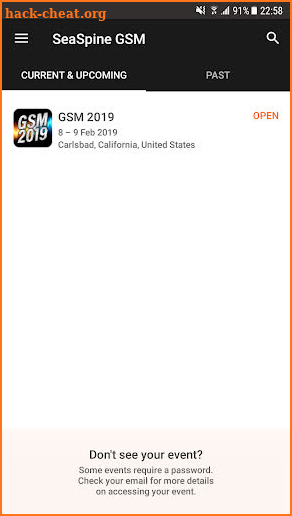 SeaSpine GSM 2019 screenshot