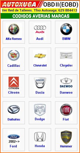 SEAT diagnosis Motor, Airbag, Cuadro, ABS/ESP... screenshot