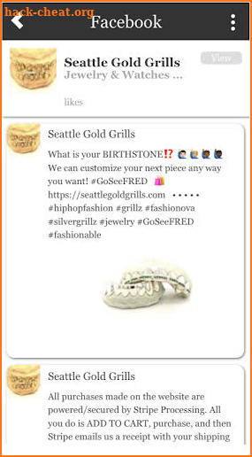 Seattle Gold Grills screenshot