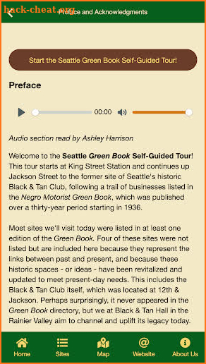Seattle Green Book Tour screenshot