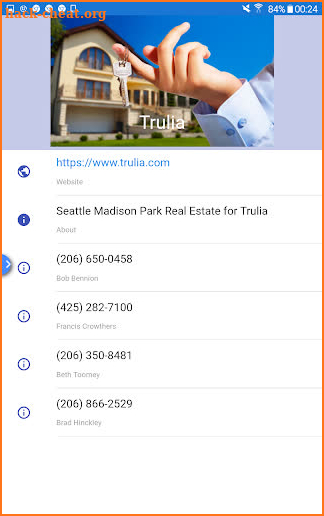 Seattle Madison Park WA Real Estate for Trulia screenshot