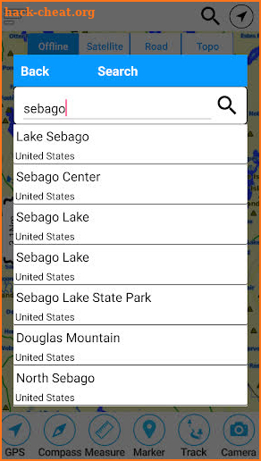 Sebago Lake Offline GPS Charts screenshot