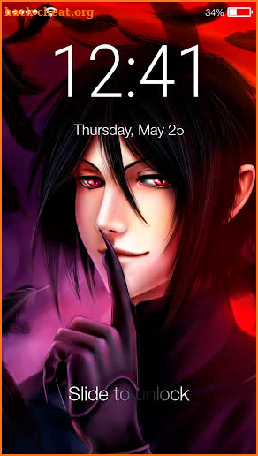 Sebastian Anime Black Theme Butler Screen Lock screenshot