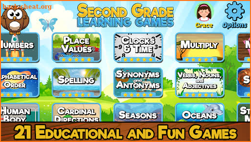 Second Grade Learning Games screenshot