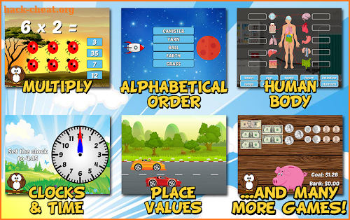 Second Grade Learning Games screenshot