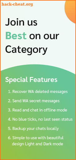 Secret Chat WA messenger: WAMR screenshot