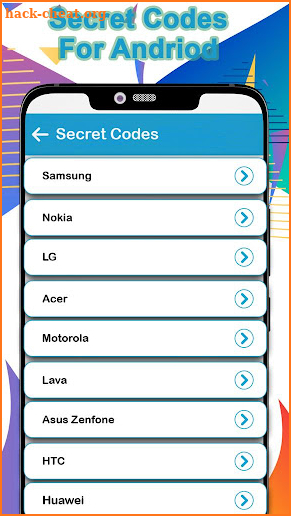 Secret Codes All Mobiles screenshot
