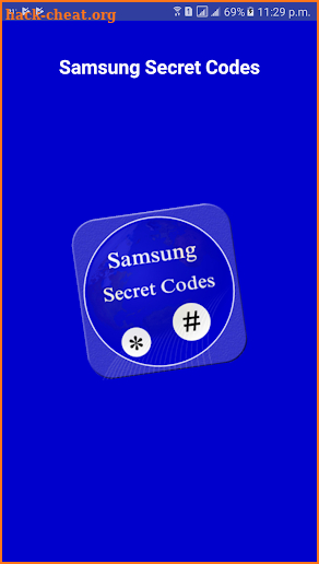 Secret Codes of Samsung 2018: screenshot