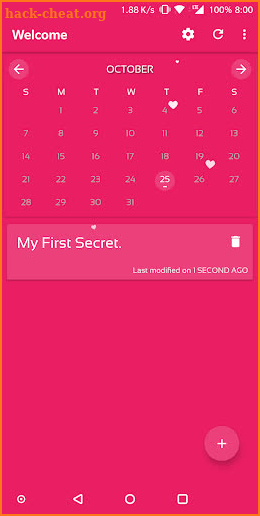 Secret Diary With Lock screenshot